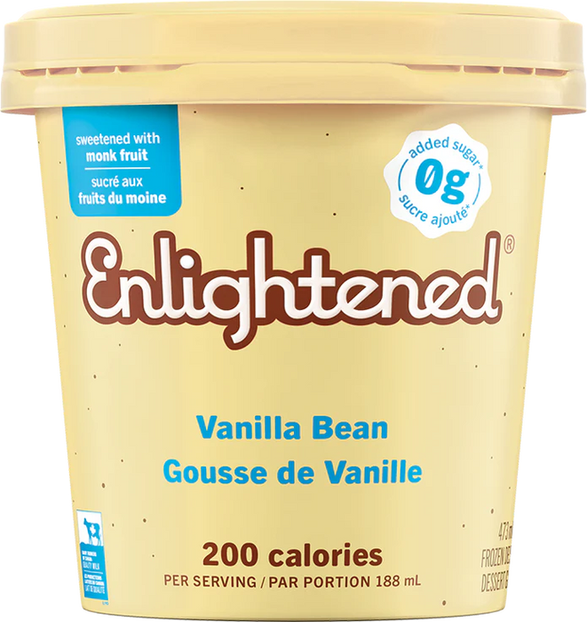 Enlightened - Vanilla Bean Keto Ice Cream, 473 g