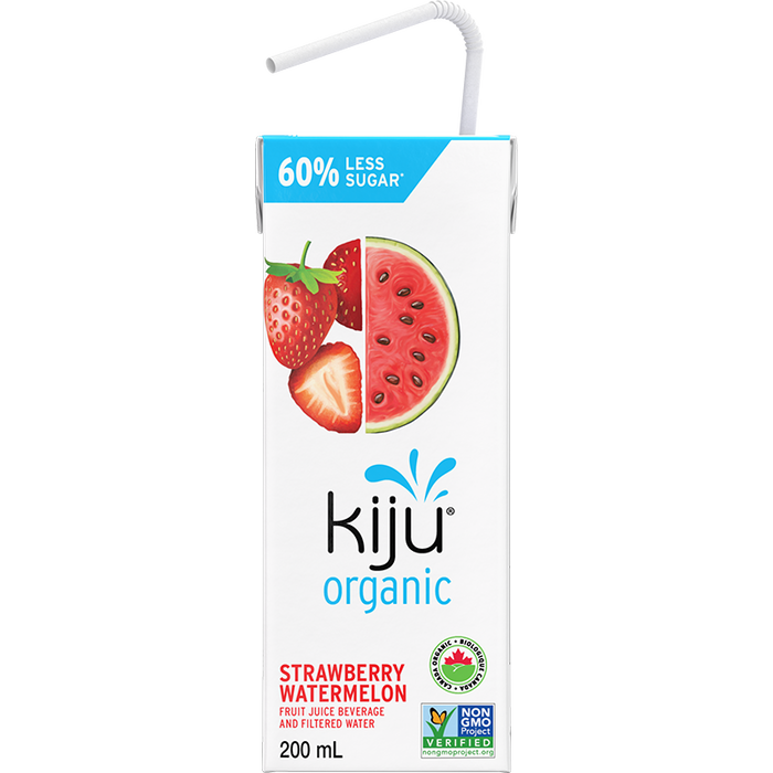 Kiju - Organic Fit Strawberry Watermelon, 4x200 mL