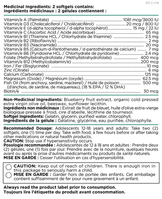 Platinum Naturals - Easymulti Teen For Young Women, 120 Softgels