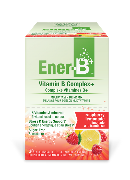 Ener-Life - Ener-B+ - Raspberry Lemonade, 30 Count