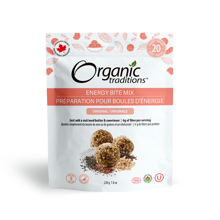 Organic Traditions - Organic Energy Bite Mix, 220 g