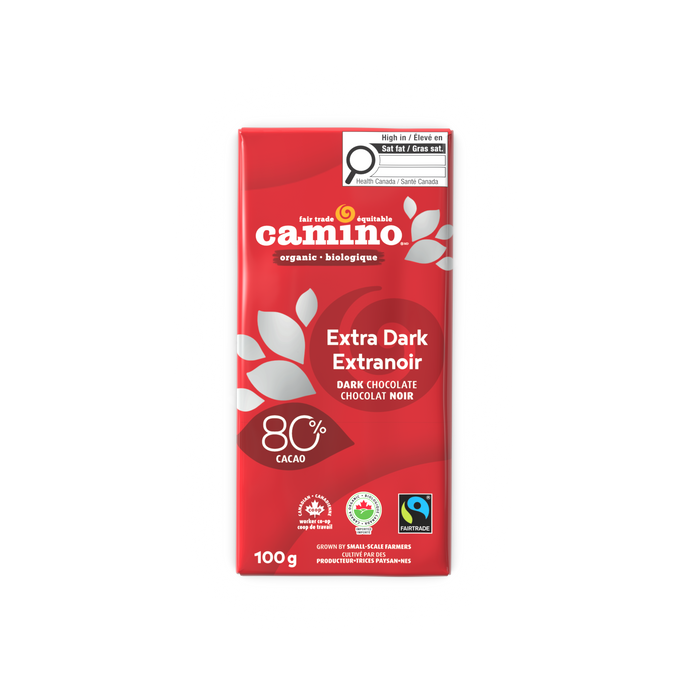 Camino - Extra Dark Chocolate Bar, 100 g