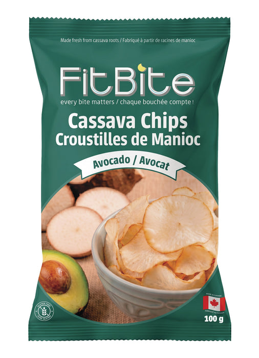 FitBite - Avocado Cassava Chips, 100 g