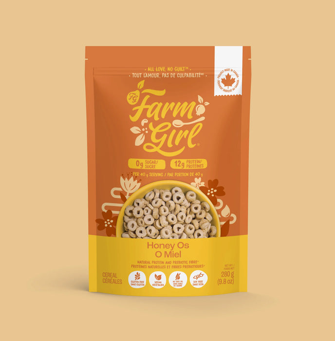 Farm Girl - Honey O's Cereal, 280 g