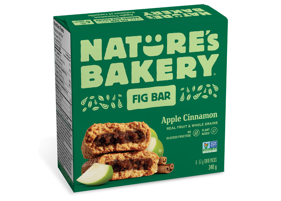 Nature's Bakery - Apple Cinnamon Fig Bars, 6x57 g