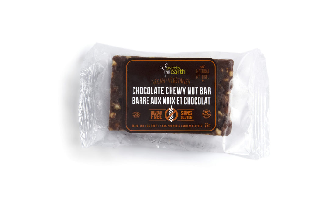 Sweets from the Earth - Chocolate Chewy Nut Bar, 75 g