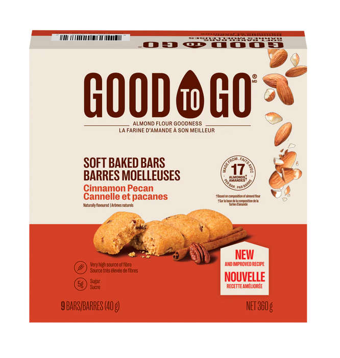 Good To Go - Cinnamon Pecan Soft Baked Bars, 40 g