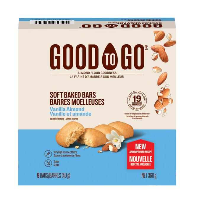 Good To Go - Vanilla Almond Soft Baked Bars, 40 g