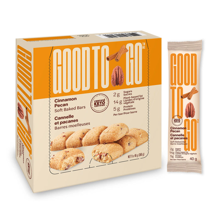 Good To Go - Cinnamon Pecan Soft Baked Bars, 40 g