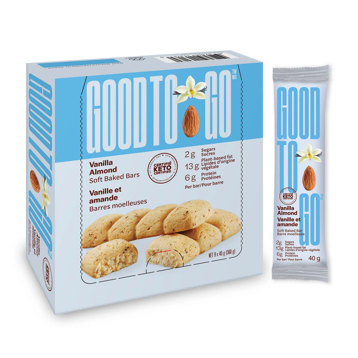 Good To Go - Vanilla Almond Soft Baked Bars, 40 g
