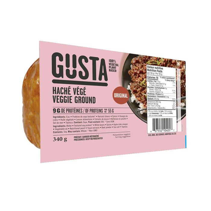 Gusta - Veggie Ground - Original, 340 g