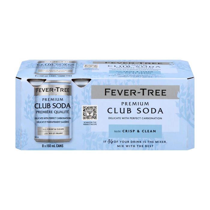 Fever Tree - Club Soda, 8x150 mL