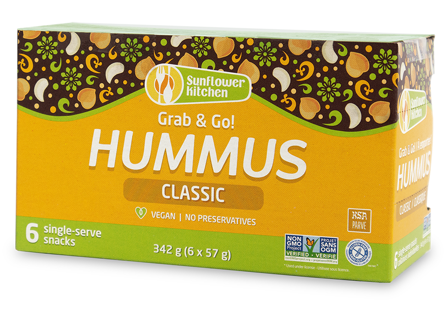 Sunflower Kitchen - Grab & Go Classic Hummus Dip, 342 g