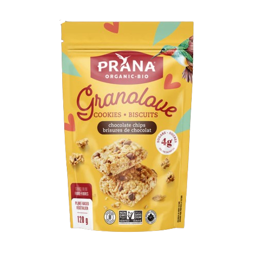 Prana - Granolove Cookies - Choco Chips, 120 g