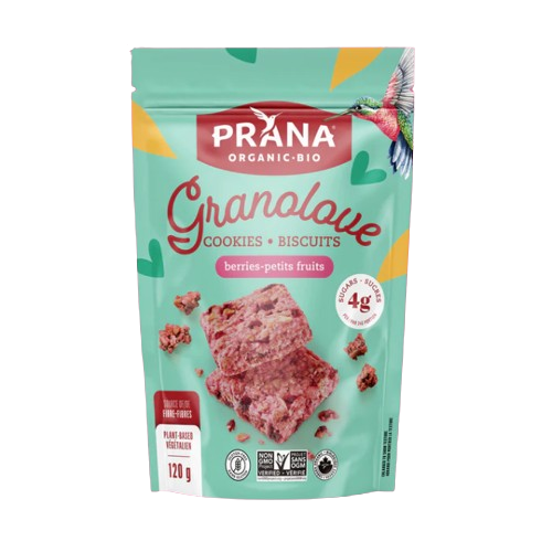 Prana - Granolove Cookies - Berries, 120 g