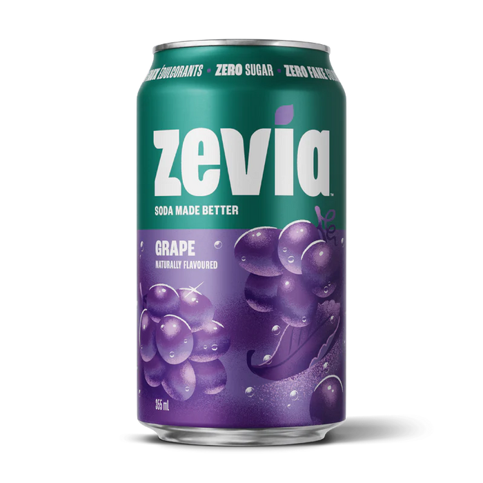 Zevia - Grape, 355 mL