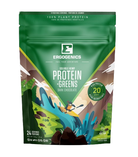 Ergogenics Nutrition - Plant Protein + Greens Chocolate, 720 g