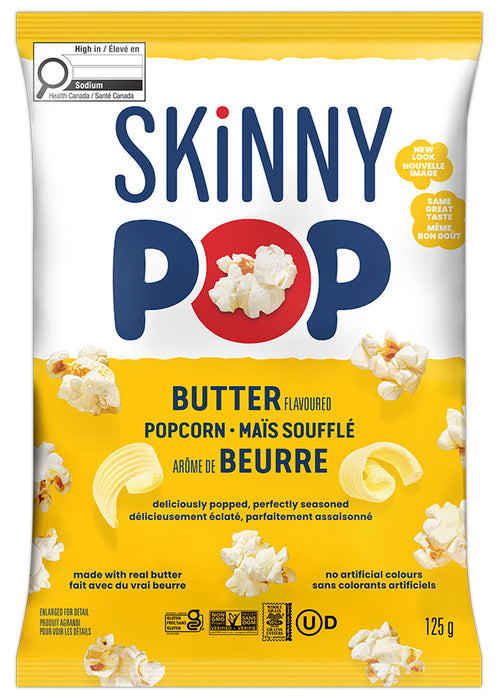 Skinny Pop - Original Popcorn, 125 g
