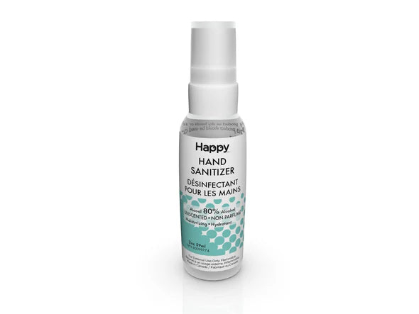 Happy Natural Products - Hand Sanitizer Pharma Grade 80%, 59 mL