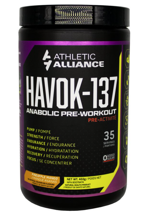 Athletic Alliance - Havok-137 - Pineapple Mango, 402 g