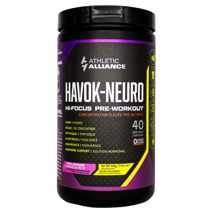 Athletic Alliance - Havok Neuro - Peach Lemonade, 400 g