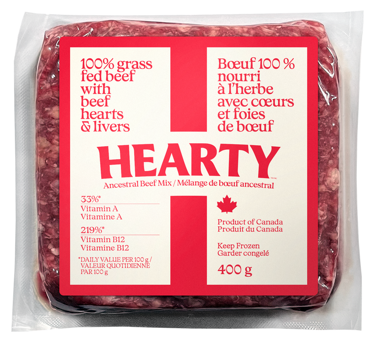 Hearty - Hearty Ground Beef Blend, 400 g