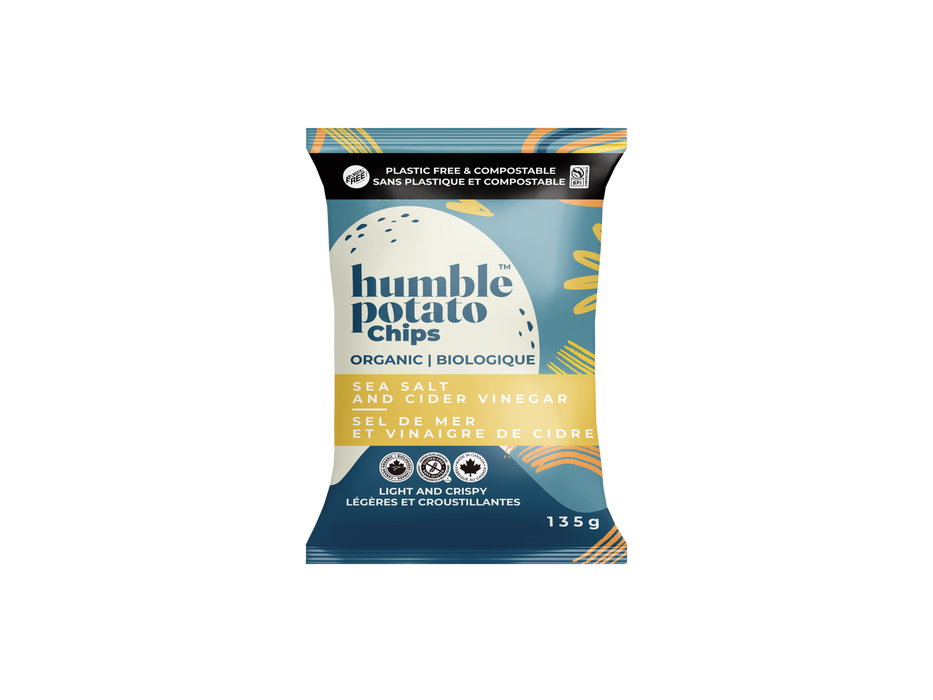 Humble Potato Chips - Sea Salt and Cider Vinegar 135g