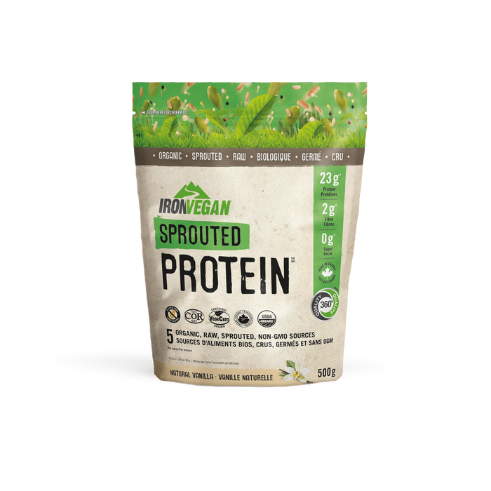 Iron Vegan - Sprouted Protein - Vanilla, 500 g