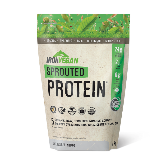 Iron Vegan - Sprouted Protein Natural , 1 kg