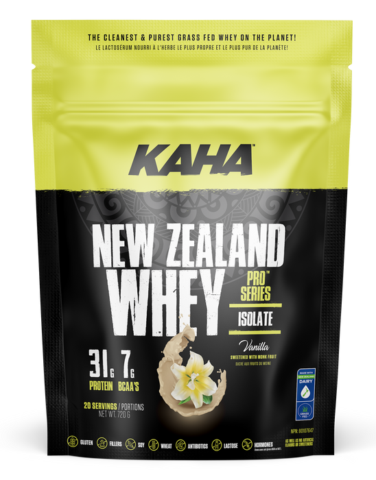 Kaha - New Zealand Whey Isolate - Vanilla, 720 g