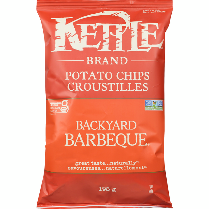 Kettle Foods - Potato Chips, Backyard Barbecue, 198g