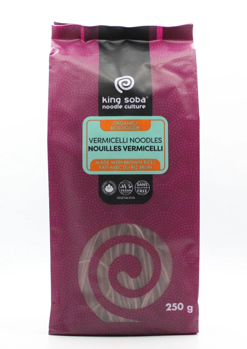 King Soba - Noodles - Brown Rice Vermicelli, 250 g