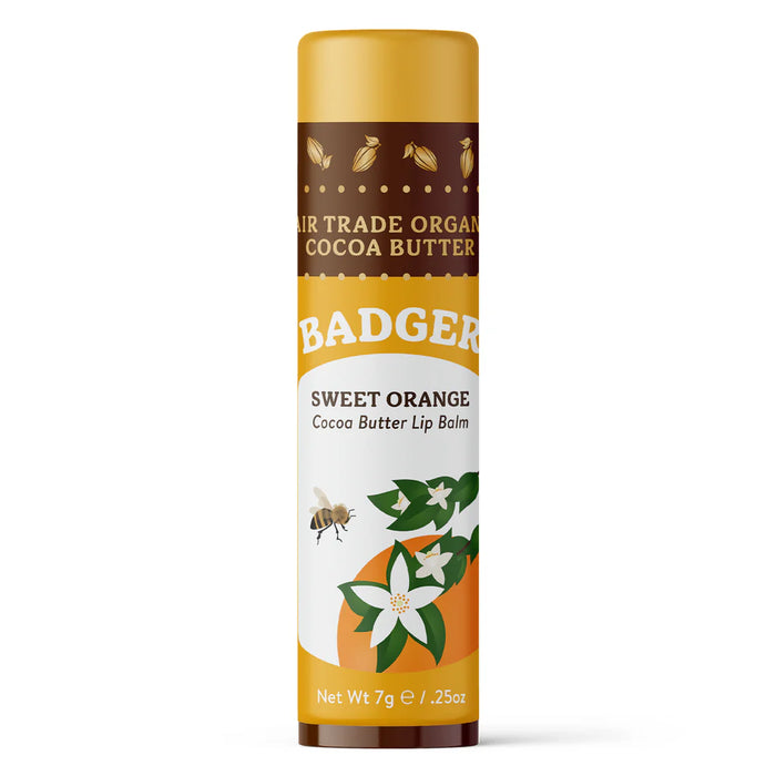 Badger - Sweet Orange Lip Balm, 7 g