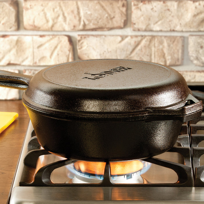 Lodge - Cast Iron Combo Cooker, 3.2 qt (3 L)