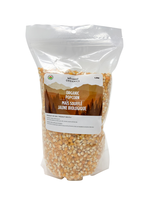 Left Coast Organics - Organic Popcorn, 1.3 kg