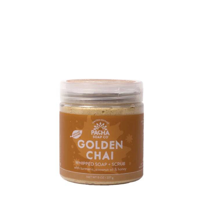 Pacha Soap - Whipped Soap & Scrub Golden Chai, 227 g