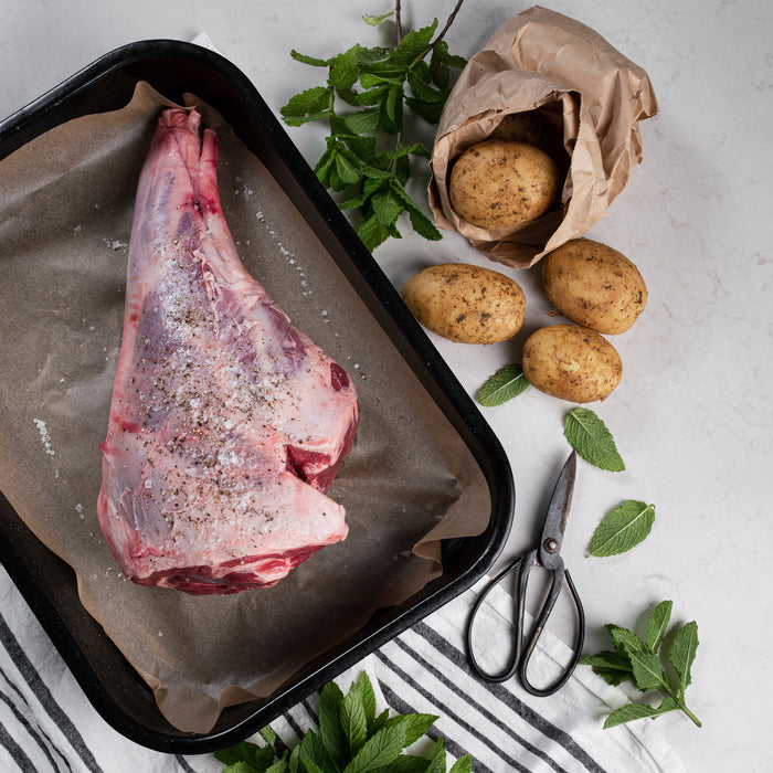 Ovation - Grass Fed - Leg of Lamb - Frozen, Each