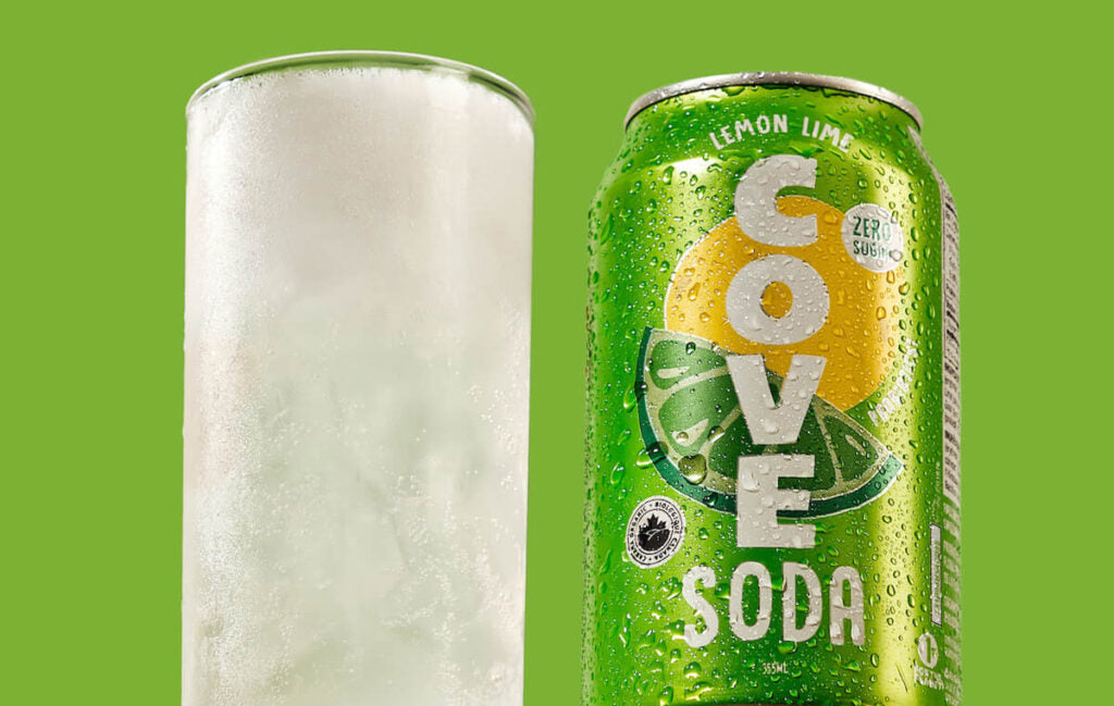 Cove - Lemon Lime Soda, 355 mL