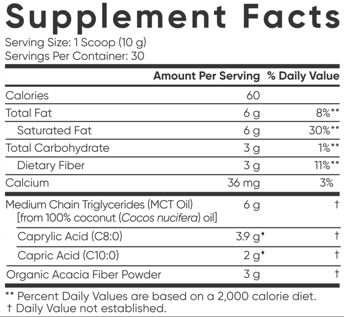 Sports Research - Organic MCT Powder, 280 g
