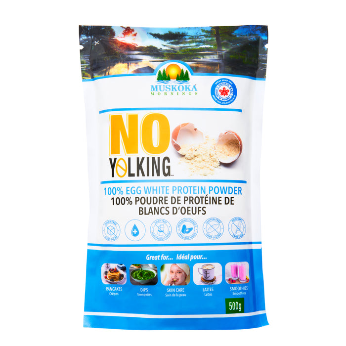 Muskoka Mornings - No Yolking Egg White Powder, 500g