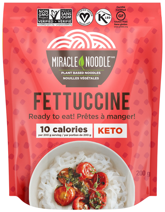 Miracle Noodle - Ready-To-Eat Noodles Fettuccine, 200 g
