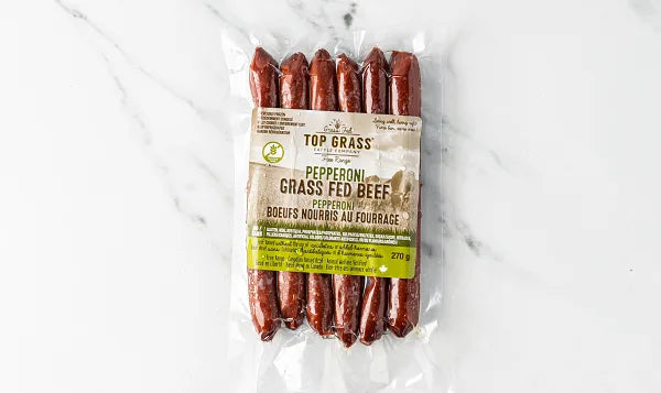 Top Grass - Grass Fed Pepperoni Sticks, 270 g