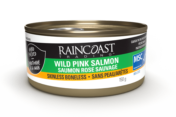 Raincoast Trading - Wild Pink Salmon - Skinless & Boneless, 150 g