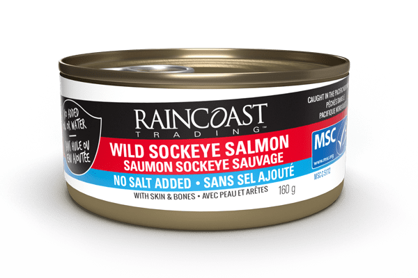 Raincoast Trading - Wild Sockeye Salmon - No Salt, 160 g
