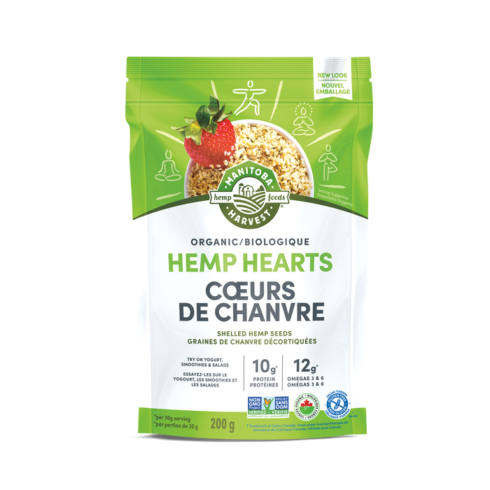 Manitoba Harvest - Organic Hemp Hearts, 200 g