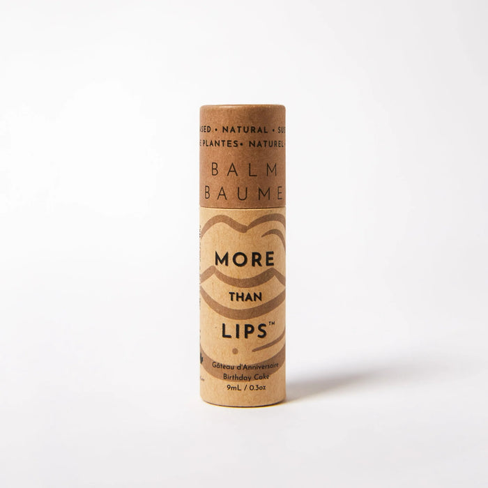 More Than Lips - Vegan Lip Balm, Birthday Cake, 9 mL
