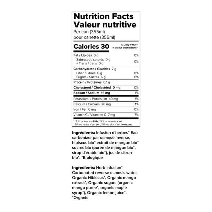 Healtea - Hibiscus & Mango, 355 mL