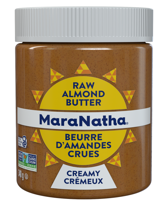 MaraNatha - Raw Creamy Almond Butter - No Salt, 340 g