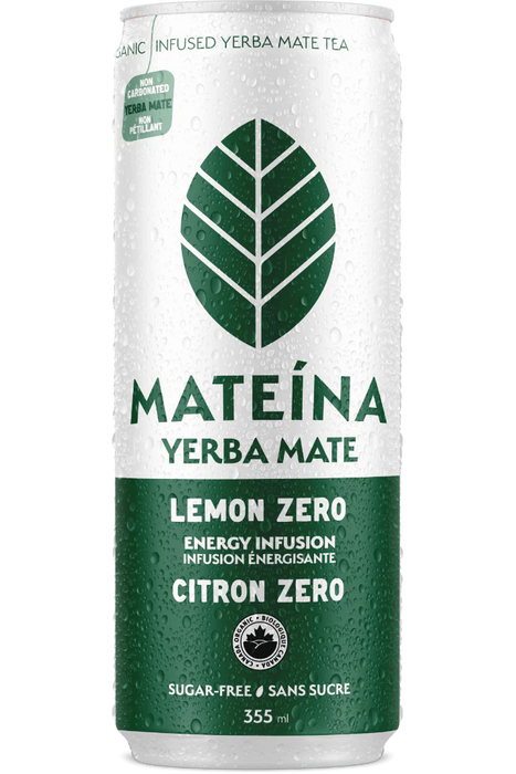 Mateina - Yerba Mate - Lemon Zero, 355 mL