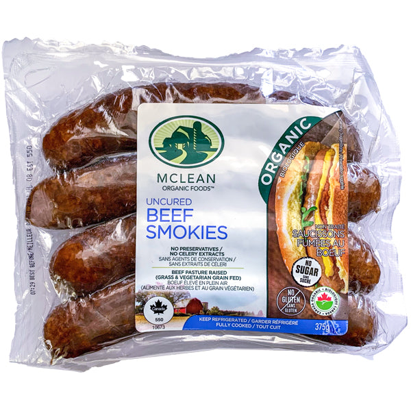 McLean Meats Inc - Beef Smokies, 375 g